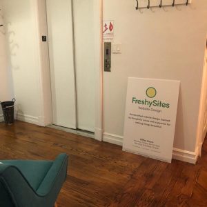 FreshySites Website Design NYC elevator