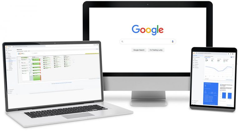 Devices with screens of SEO tools